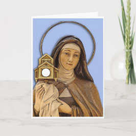Saint Clare Assisi Karte