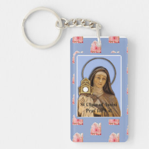 Saint Clare Assisi Schlüsselanhänger