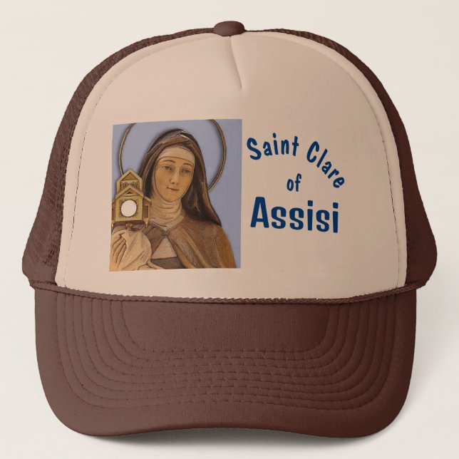 Saint Clare Assisi Truckerkappe (Vorderseite)