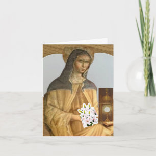 Saint Clare von Assisi Karte
