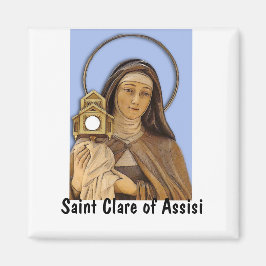 Saint Clare von Assisi Magnet