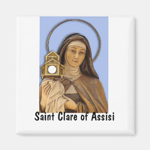 Saint Clare von Assisi Magnet