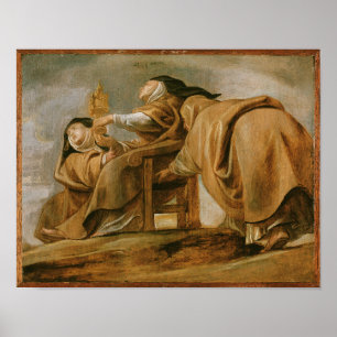 Saint Clare von Assisi Poster