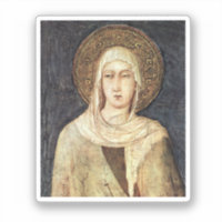 Saint Clare von Assisi von Simone Martini