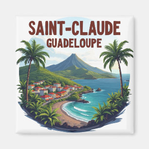 SAINT-CLAUDE GUADELOUPE MAGNET