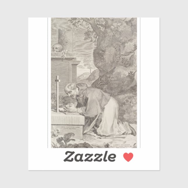 Saint Claude La Colombière Priest und Confessor Aufkleber (Blatt)