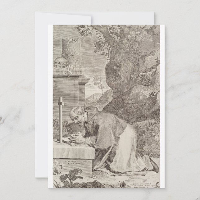 Saint Claude La Colombière Priest und Confessor Einladung (Vorderseite)