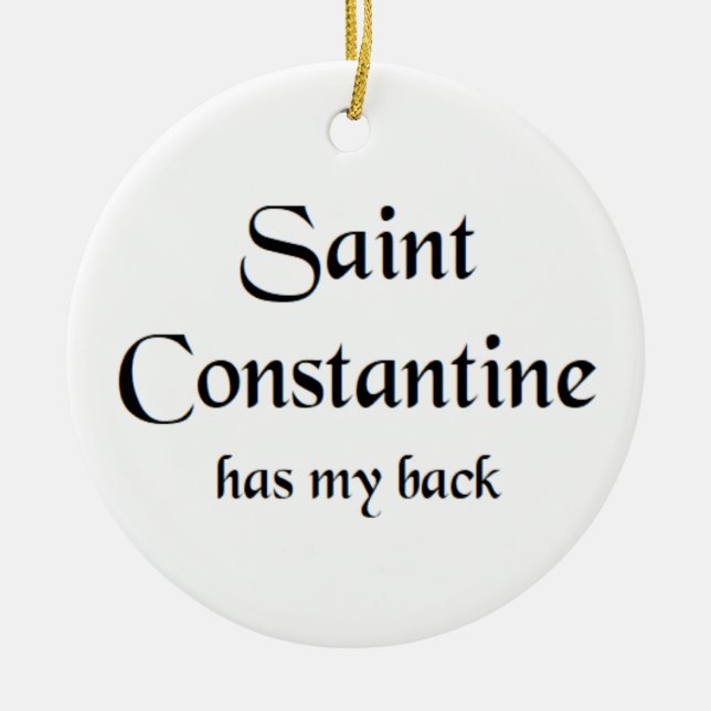 saint constantine coffee mug keramik ornament (Vorne)