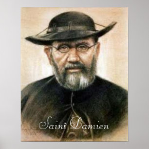Saint Damien Print Poster