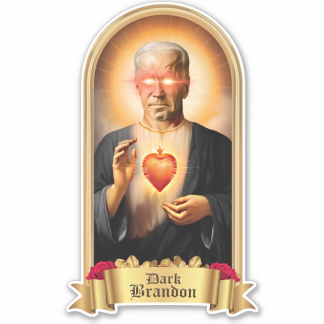 Saint Dark Brandon Gebet Candle Aufkleber (Vorderseite)