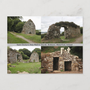 Saint Declan's Holy Well & Church Ireland Postcard Postkarte