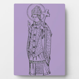 Saint Deiniol Abbot und Bischof Fotoplatte