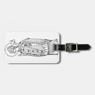 Saint Deiniol Abbot und Bischof Gepäckanhänger