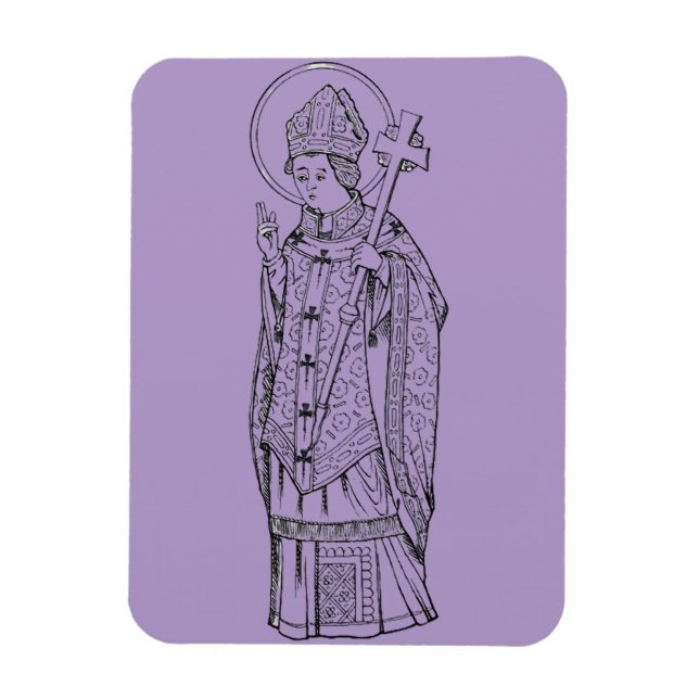 Saint Deiniol Abbot und Bischof Magnet (Vertikal)
