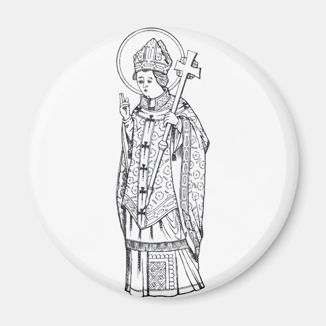 Saint Deiniol Abbot und Bischof Magnet (Vorne)