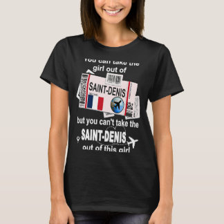 Saint Denis Boarding Pass Saint Denis Girl del Mal T-Shirt