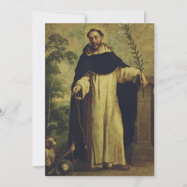 Saint Dominic de Guzman Einladung (Vorderseite)