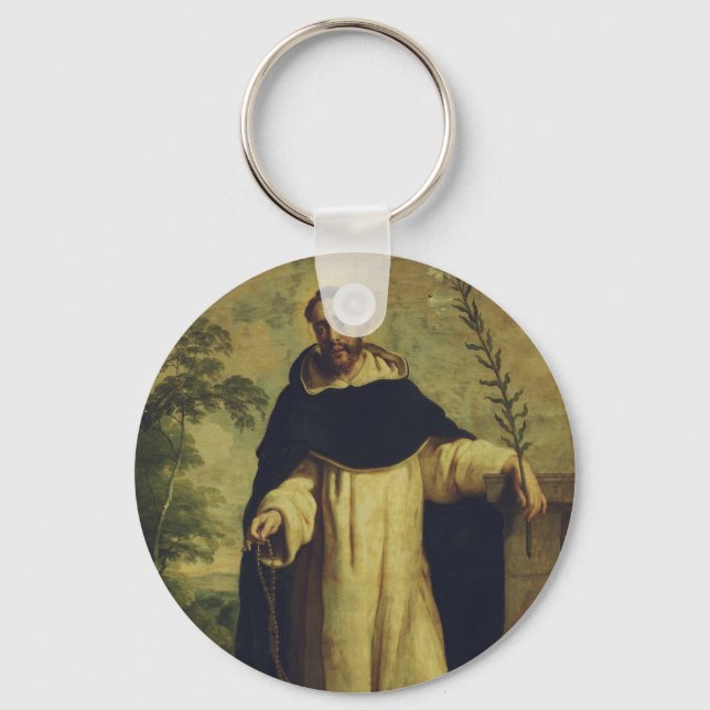 Saint Dominic de Guzman Schlüsselanhänger (Vorderseite)