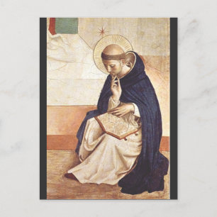 Saint Dominic de Guzman von Fra Angelico Feiertagspostkarte