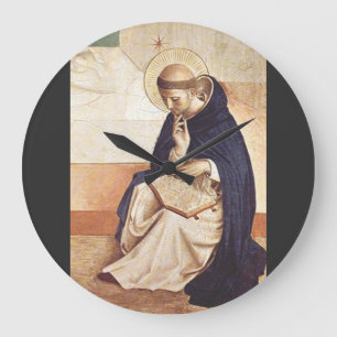 Saint Dominic de Guzman von Fra Angelico Große Wanduhr