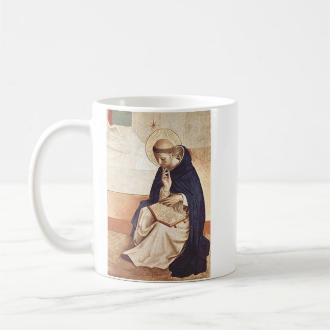 Saint Dominic de Guzman von Fra Angelico Kaffeetasse (Links)