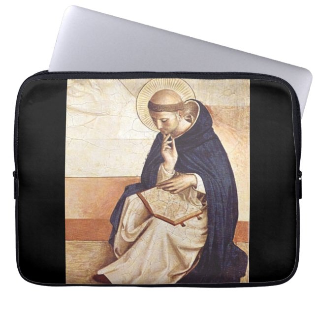 Saint Dominic de Guzman von Fra Angelico Laptopschutzhülle (Vorderseite)