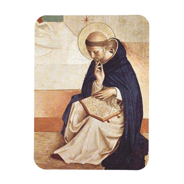 Saint Dominic de Guzman von Fra Angelico Magnet (Vertikal)
