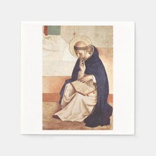 Saint Dominic de Guzman von Fra Angelico Serviette