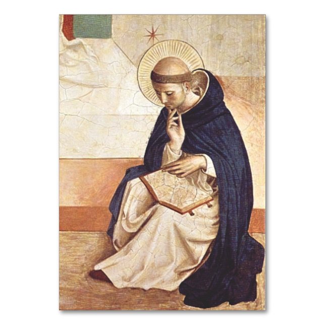 Saint Dominic de Guzman von Fra Angelico Tischnummer (Vorderseite)