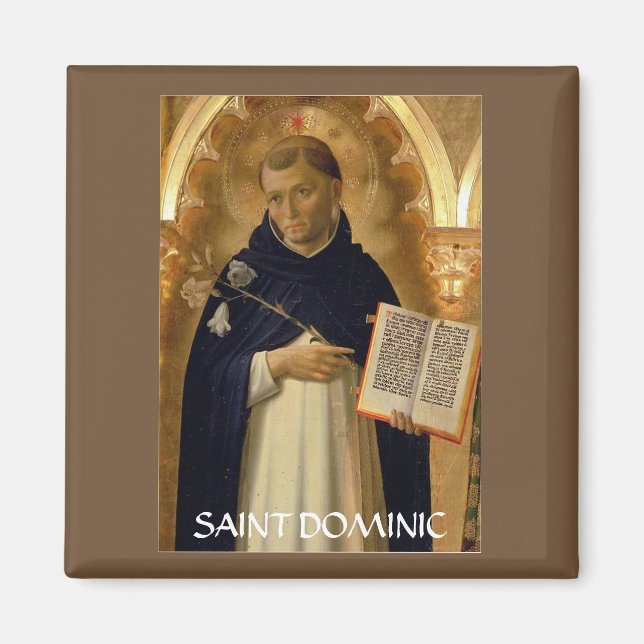 Saint Dominic Kühlschrank Magnet (Vorne)