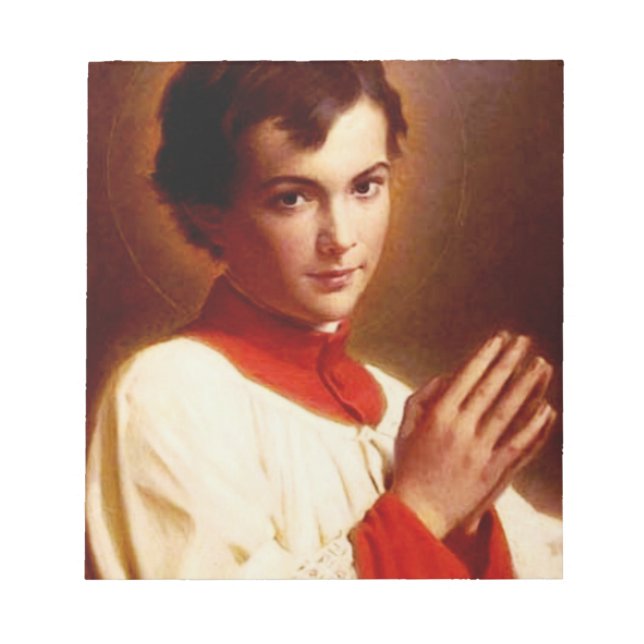 Saint Dominic Savio Notizblock (Vorderseite)