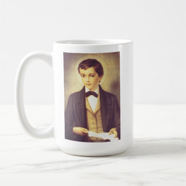 Saint Dominic Savio Student John Bosco Kaffeetasse (Links)