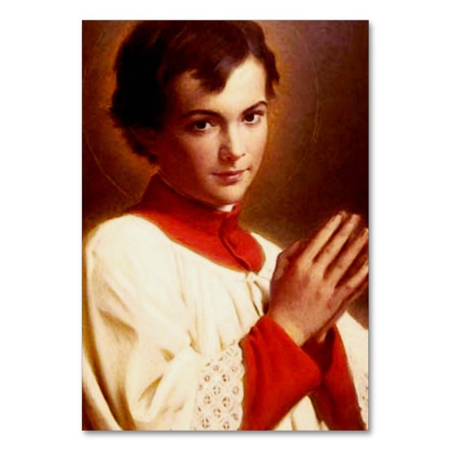 Saint Dominic Savio Tischnummer (Vorderseite)