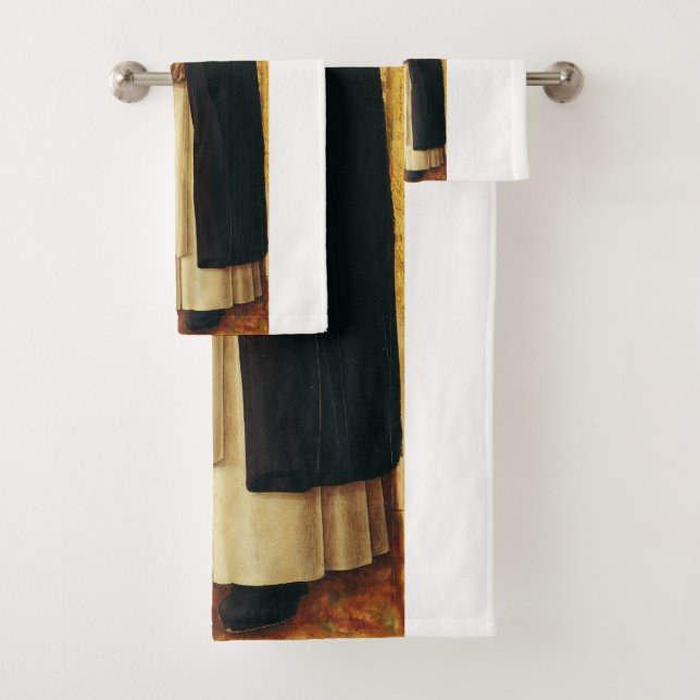 Saint Dominic von Carlo Crivelli Badhandtuch Set (Insitu)