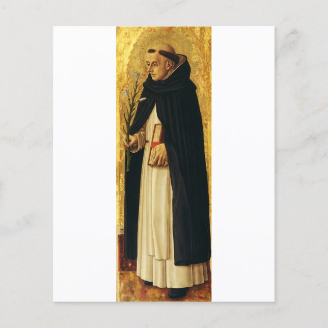 Saint Dominic von Carlo Crivelli Flyer (Vorne)