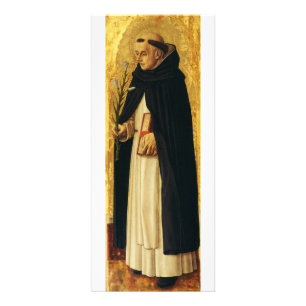 Saint Dominic von Carlo Crivelli Werbekarte