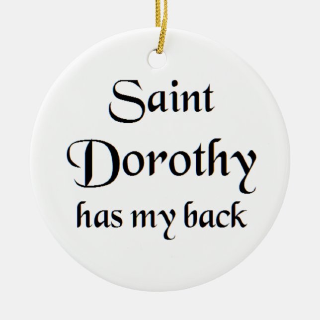 saint dorothy coffee mug keramik ornament (Vorne)