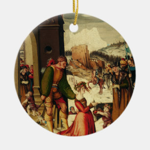 Saint Dorothy von Caesarea Keramik Ornament