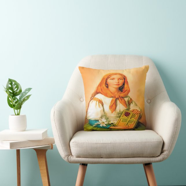 Saint Dymphna Kissen (Stuhl )