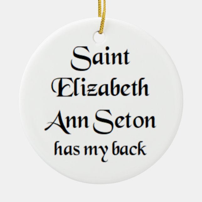 saint elizabeth ann seton coffee mug keramik ornament (Vorne)