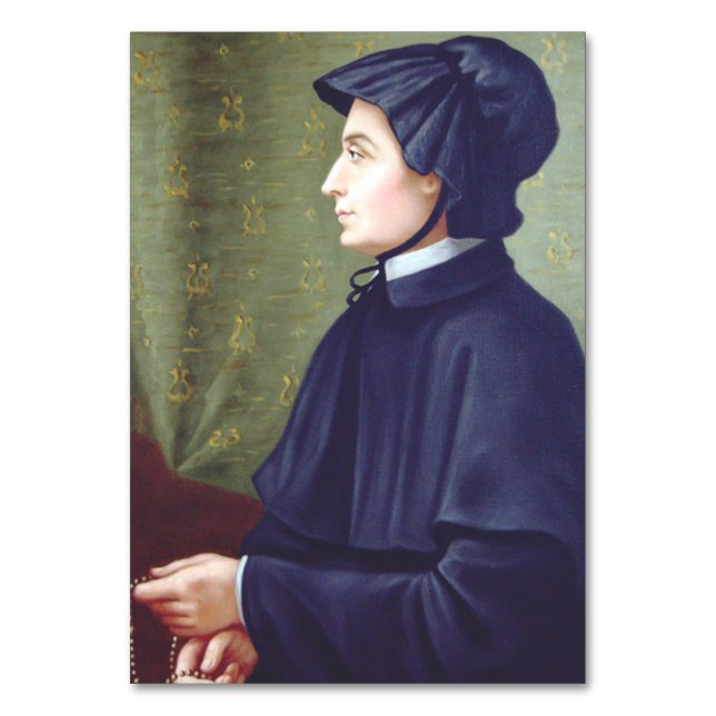 Saint Elizabeth Ann Seton Tischnummer (Vorderseite)