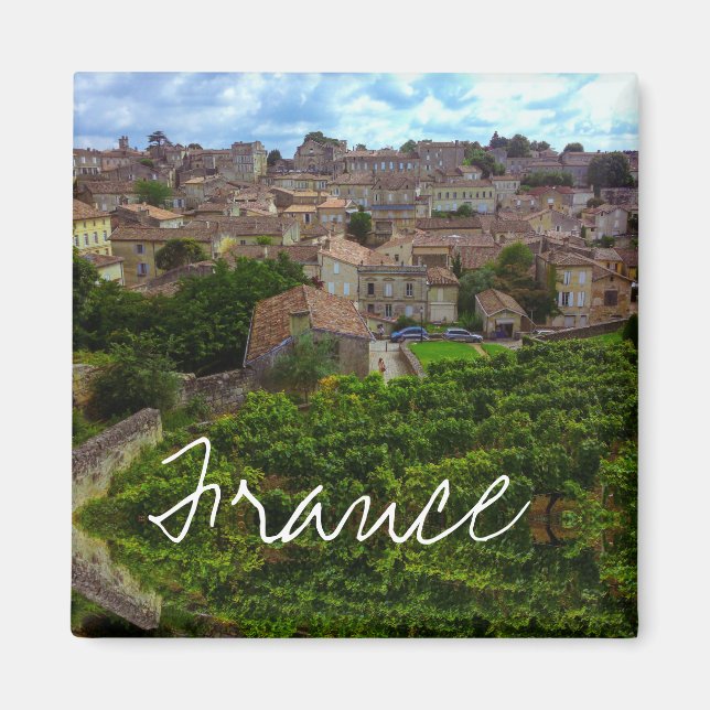 Saint-Émilion France Architecture French Gironde Magnet (Vorne)