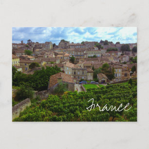 Saint-Émilion France Architecture French Gironde Postkarte