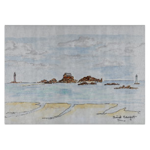 Saint-Enogat, Dinard  Bretagne, Frankreich Schneidebrett