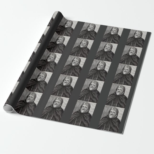 Saint Ephrem, der Christliche syrische Theologe Geschenkpapier (Ungerollt)