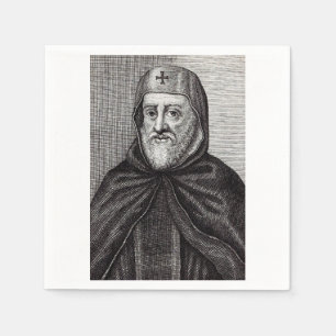 Saint Ephrem, der Christliche syrische Theologe Serviette