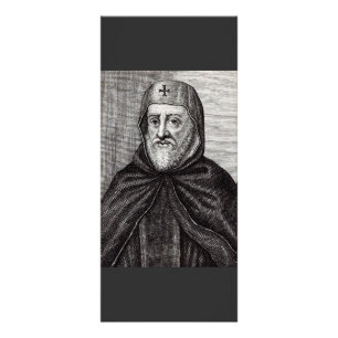 Saint Ephrem, der Christliche syrische Theologe Werbekarte