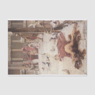 Saint Eulalia, von John William Waterhouse - 1885 Seidenpapier