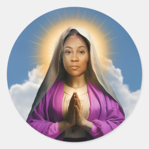 Saint Fani Willis Prayer Candle Runder Aufkleber