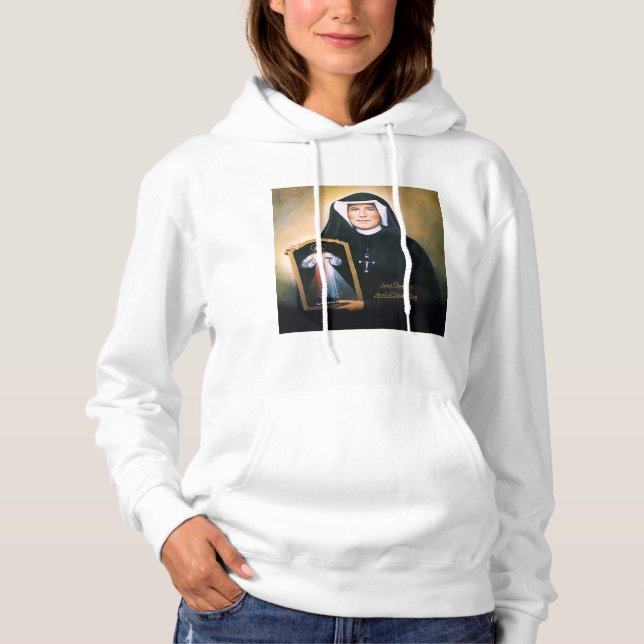Saint-Faustina-Apostel der göttlichen Barmherzigke Hoodie (Vorderseite)